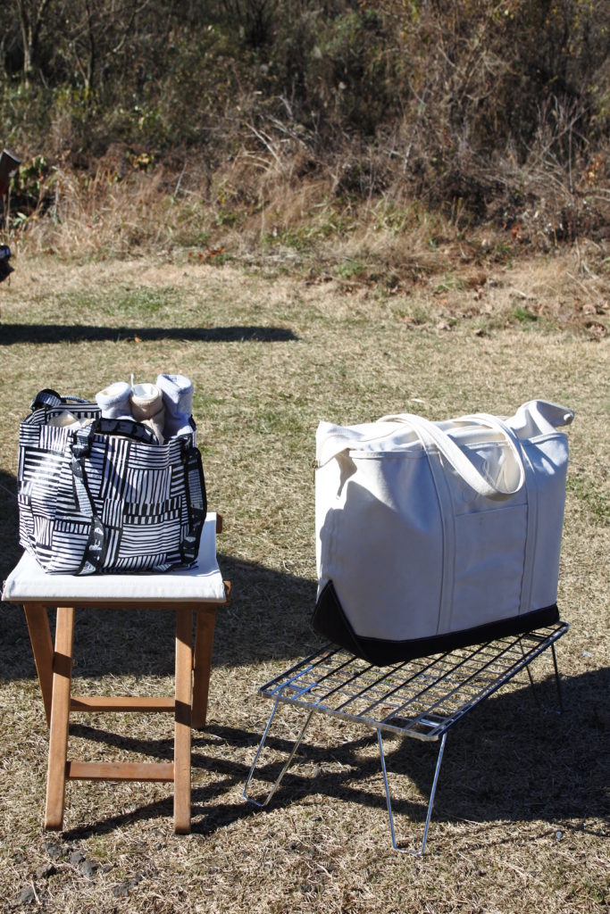 IKEAバッグとL.L.Beanトート