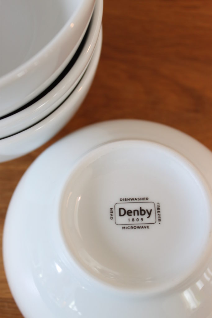 Denbyの食器は食洗器、オーブン、電子レンジ、冷凍OK