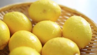 防ばい材不使用のレモンではちみつレモンとセミドライレモン